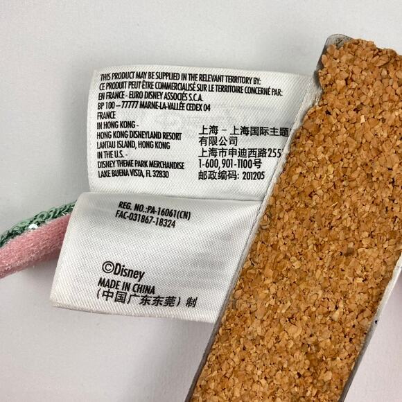 Disney Parks Sugar Rush Bow Green Sequin and Pink Glitter Minnie Ears Headband - Picture 4 of 5